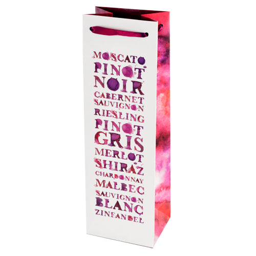 True Fabrications Wine Splash Gift Bag