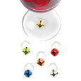 True Fabrications Jingle Bell Wine Charms