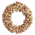 True Fabrications Uncorked Decorative Cork Wreath