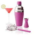 True Fabrications The Cosmo 3-Piece Cocktail Shaker Set