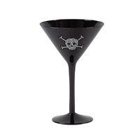 Boston Warehouse Bone Collector Rhinestone Martini Glass
