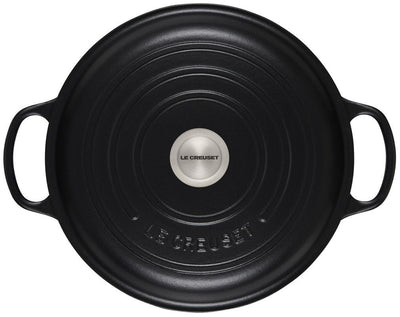 Le Creuset 1.5 Quart Signature Cast Iron Braiser - Licorice