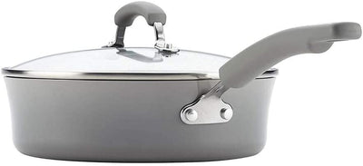 Rachael Ray Brights Nonstick 14 Piece Cookware Set - Gray