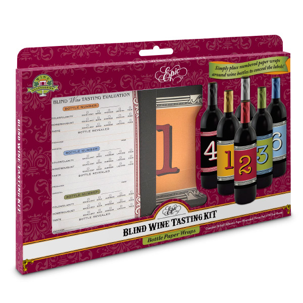 Blind Wine Tasting Set- Paper Wraps