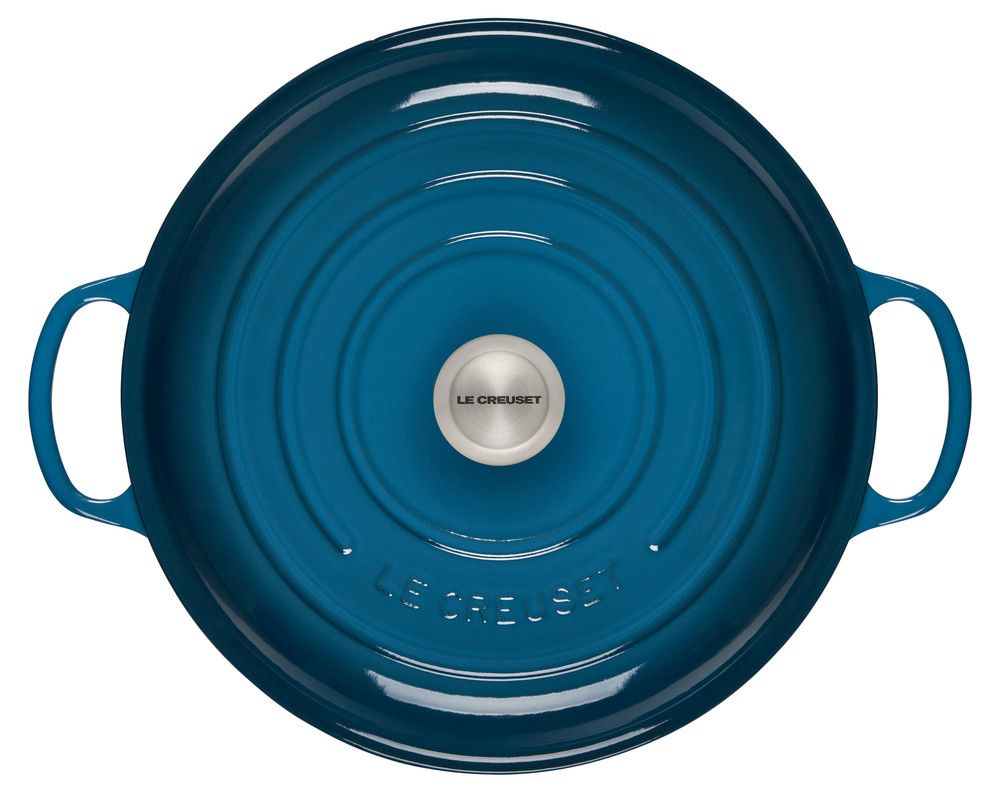 Le Creuset 5 Quart Signature Cast Iron Braiser - Deep Teal