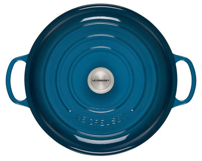 Le Creuset 5 Quart Signature Cast Iron Braiser - Deep Teal