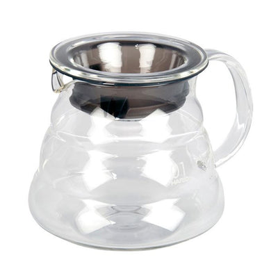 Hario V60 Clear Glass Range Coffee Server, 360 mL/0.38 QT