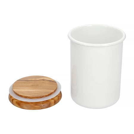 Hario Bona Enamel Tea & Coffee Canister - 7 Ounces