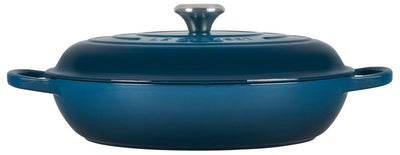 Le Creuset 5 Quart Signature Cast Iron Braiser - Deep Teal