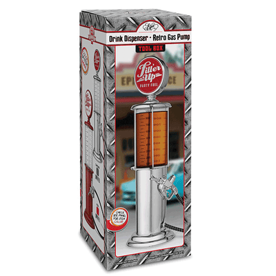 Retro Gas Pump Drink Dispensers- Chrome