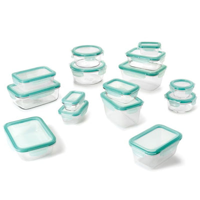 OXO Good Grips 30-Piece SNAP Glass/Plastic Food Storage Container Set