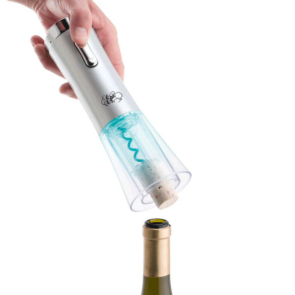 The Volta™ Electric Corkscrew System - Silver