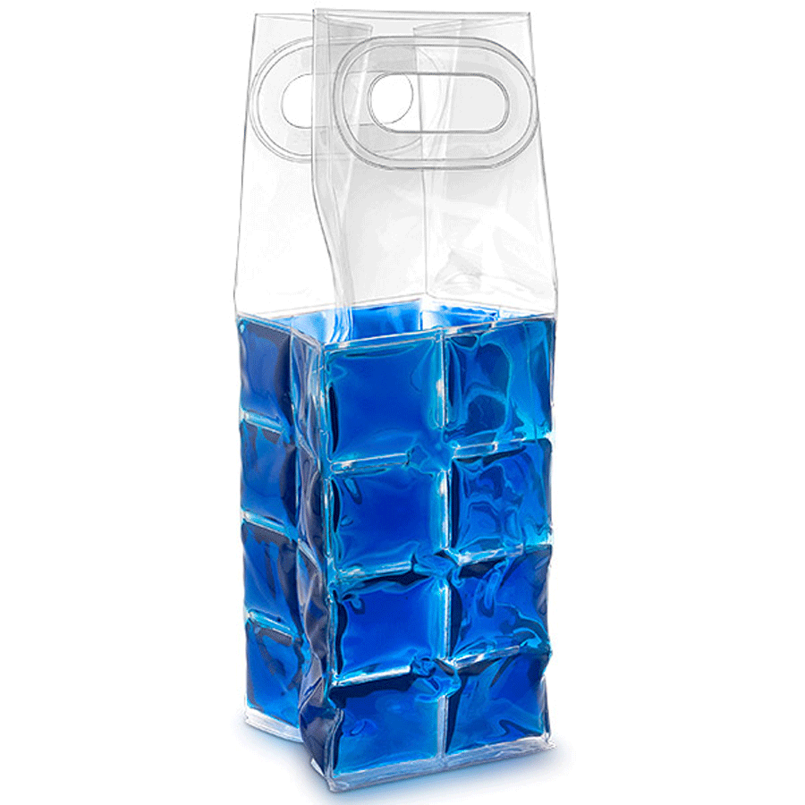 Wine Chill Gel Tote - Blue