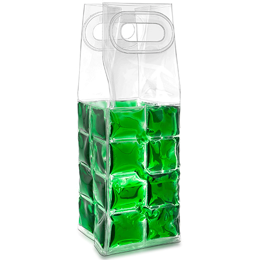 Wine Chill Gel Tote - Green