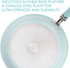 Rachael Ray Create Delicious 2 Piece Nonstick Skillet Set, Light Blue Shimmer