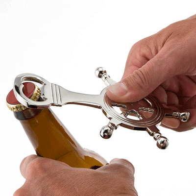 Captain's Wheel Bottle Opener