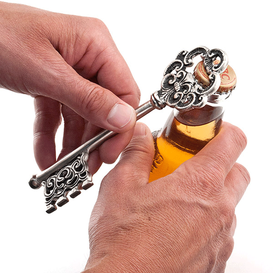 The Waldorf Antique Key Bottle Opener