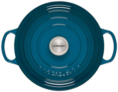 Le Creuset Signature 4.5 Quart Round Enameled Cast Iron Dutch Oven - Deep Teal