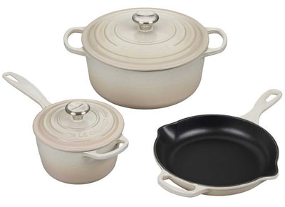 Le Creuset 5 Piece Enameled Cast Iron Signature Set