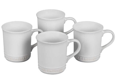Le Creuset 14 Ounce Stoneware Mugs - Set of 4