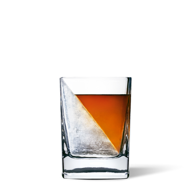 Corkcicle Whiskey Wedge Double Old Fashioned Glass