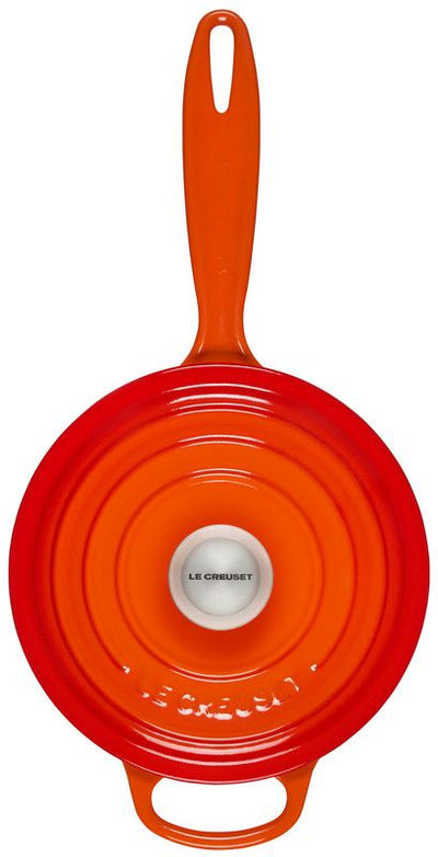 Le Creuset 1.75 Quart Enameled Cast Iron Signature Saucepan - Flame