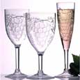 Acrylic White Wine Glasses (Set of 4)
