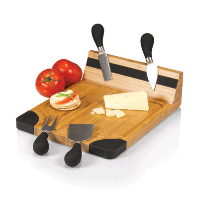 Picnic Time Artisan Cutting Board- Black