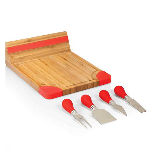 Picnic Time Artisan Cutting Board- Red
