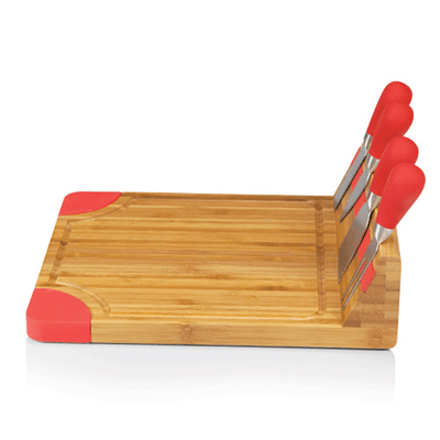 Picnic Time Artisan Cutting Board- Red