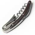 Black Wood Waiter Style Corkscrew