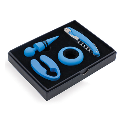 Picnic Time Metro Wine Tools - Blue