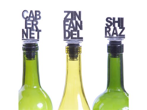 Varietal Stopper Set, Cab, Shiraz, Zin