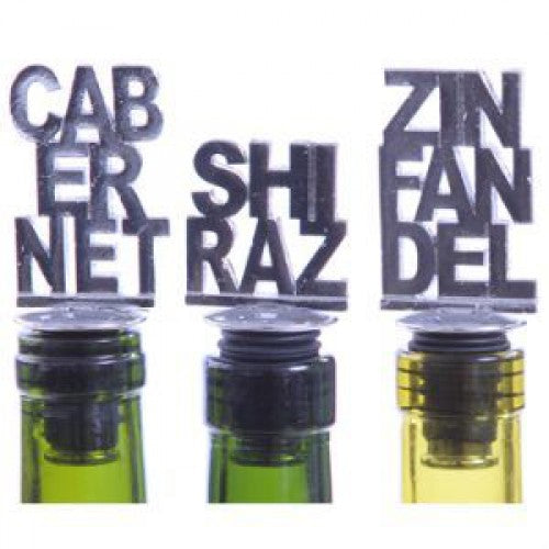 Varietal Stopper Set, Cab, Shiraz, Zin