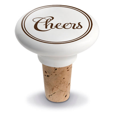 Cheers Ceramic Bottle Stopper