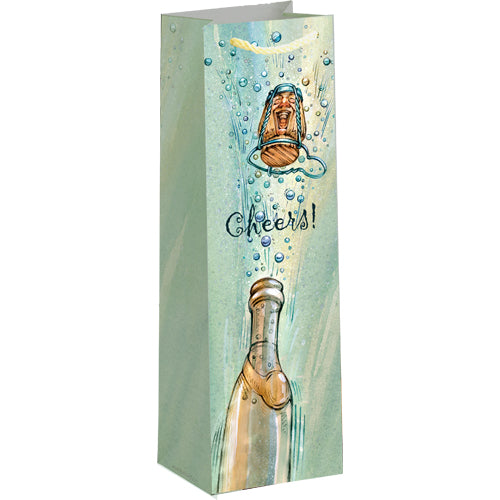 Pop Goes the Party Wine Gift Bag - Set of 10