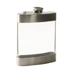 True Fabrications Clear Flask - 6 oz