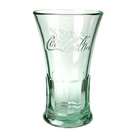 Libbey Coca-Cola 16-Ounce Flare Glasses- Georgia Green (Set of 4)