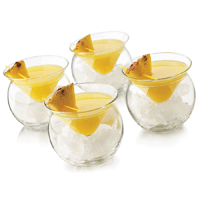 Libbey Cool Cocktail Thriller Chiller 2 Piece Martini Glasses (Set of 6)