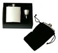 Captive-Top Pocket Flask Gift Set - 6 oz