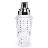 Crossword Cocktail Shaker