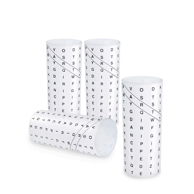 Crossword Shot Glasses