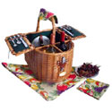 Sutherland Doppio Vino Picnic Basket for 2