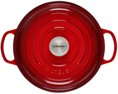Le Creuset 5 Quart Signature Cast Iron Braiser - Cerise