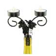 Grapevine Wine Bottle Candelabra