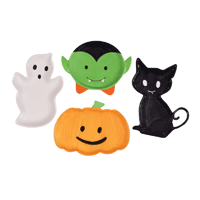 Boston Warehouse Happy Hauntings Shaped Plates (Set of 4)