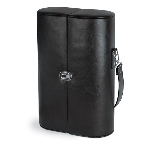 Picnic Time Harmony Single Bottle Wine Case- Black