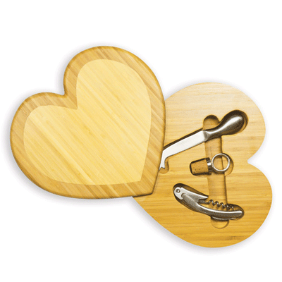 Picnic Time Heart Cutting Board