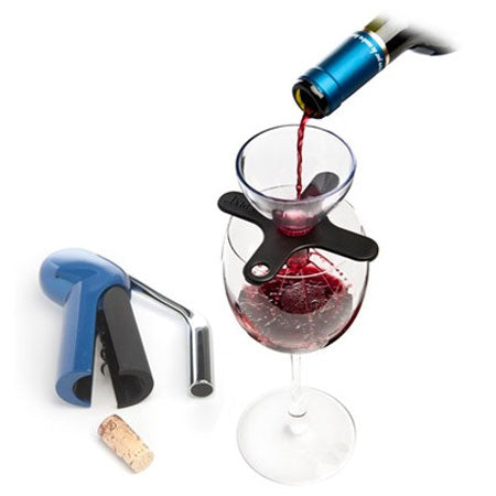 Metrokane Houdini 5-Piece Gift Set - Metallic Blue