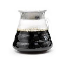 Hario V60 Clear Glass Range Coffee Server, 600 mL/0.6 QT